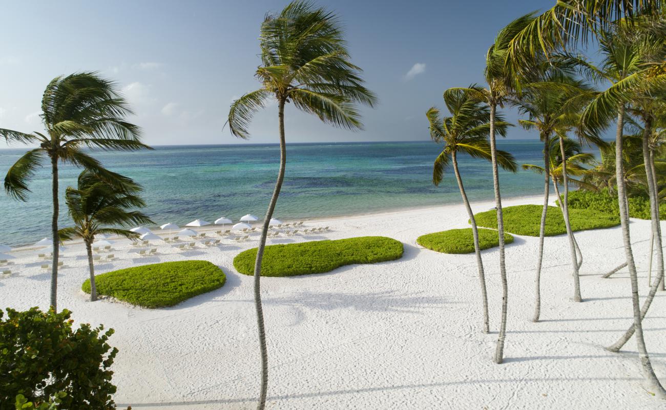 Foto af Blanca Strand med hvidt fint sand overflade