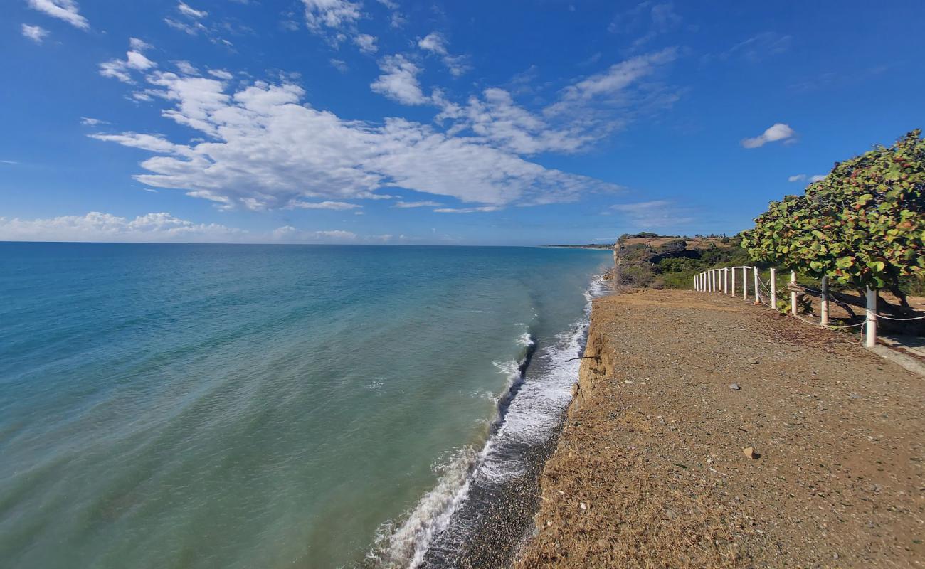 Foto af Playa Matanzas med grå fin sten overflade