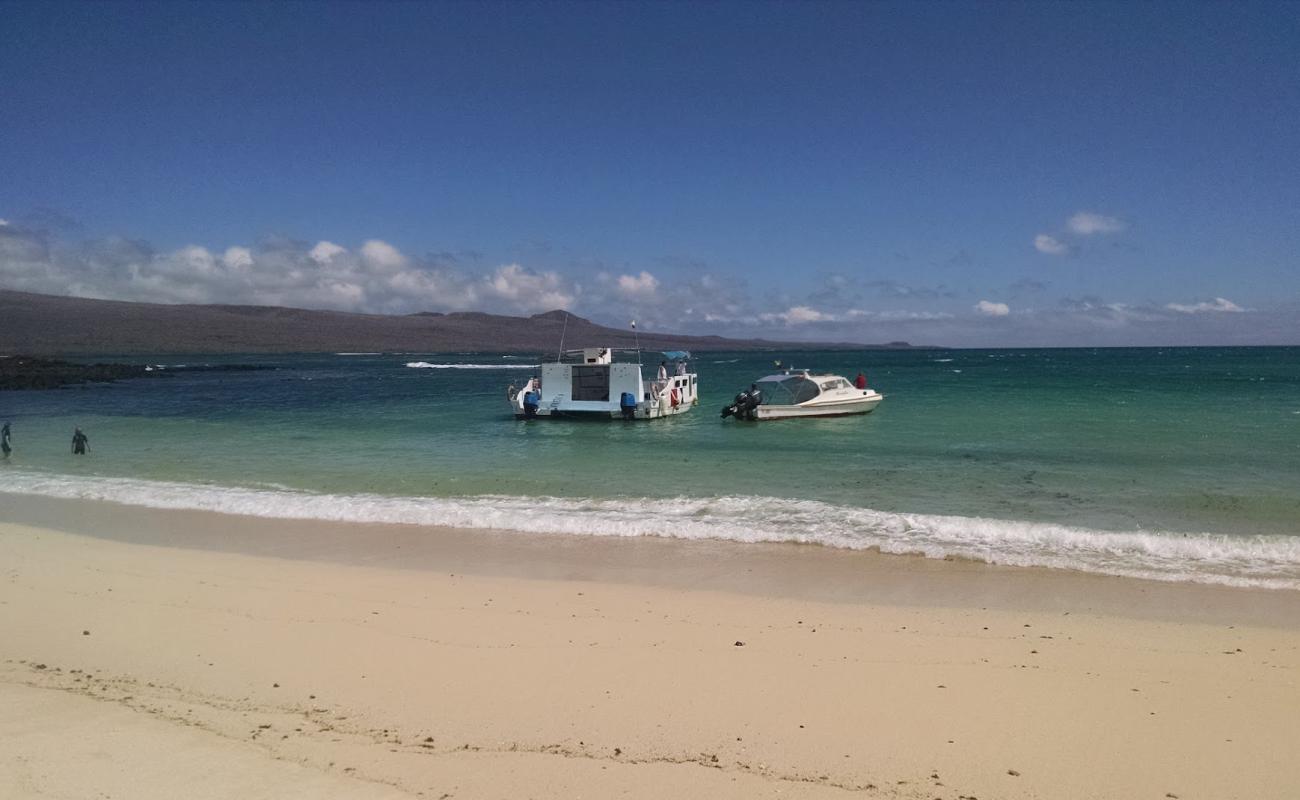 Foto af Playa El Manglecito med lys sand overflade