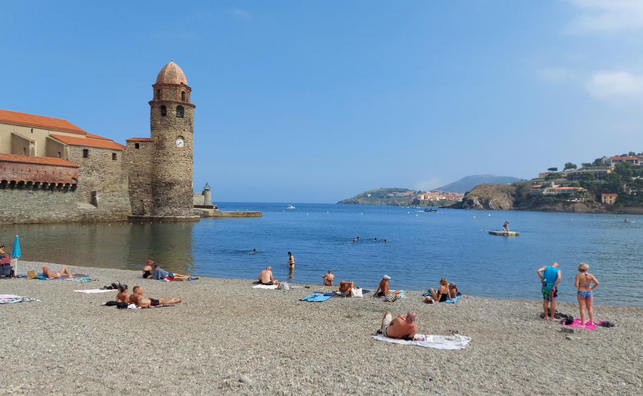 Foto af Collioure Strand med let fin sten overflade