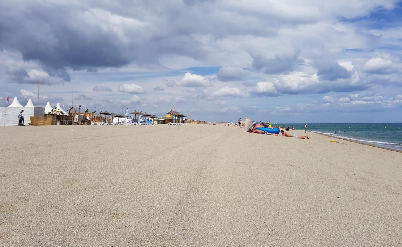 Foto af Plage Barcares med lys fint sand overflade