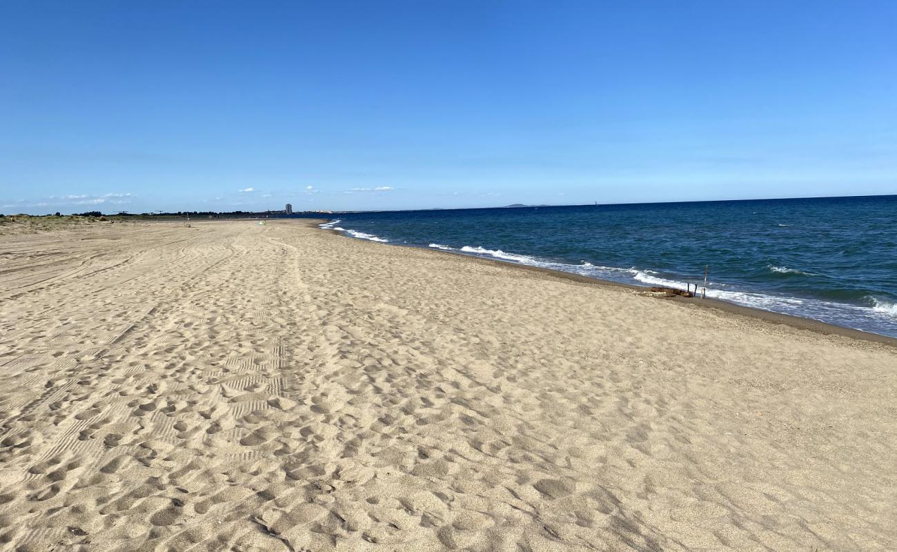 Foto af Plage Vendres med lys fint sand overflade