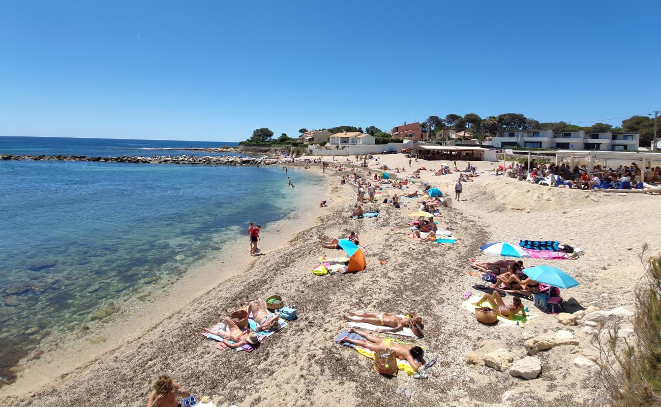 Foto af Sausset-les-Pins beach II med lys sand overflade