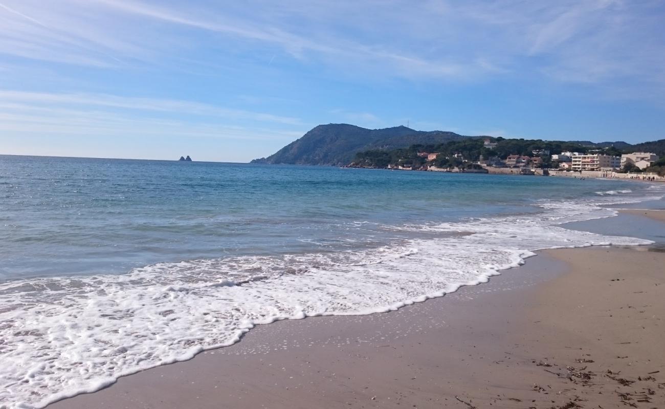 Foto af Sablettes Strand med lys fint sand overflade