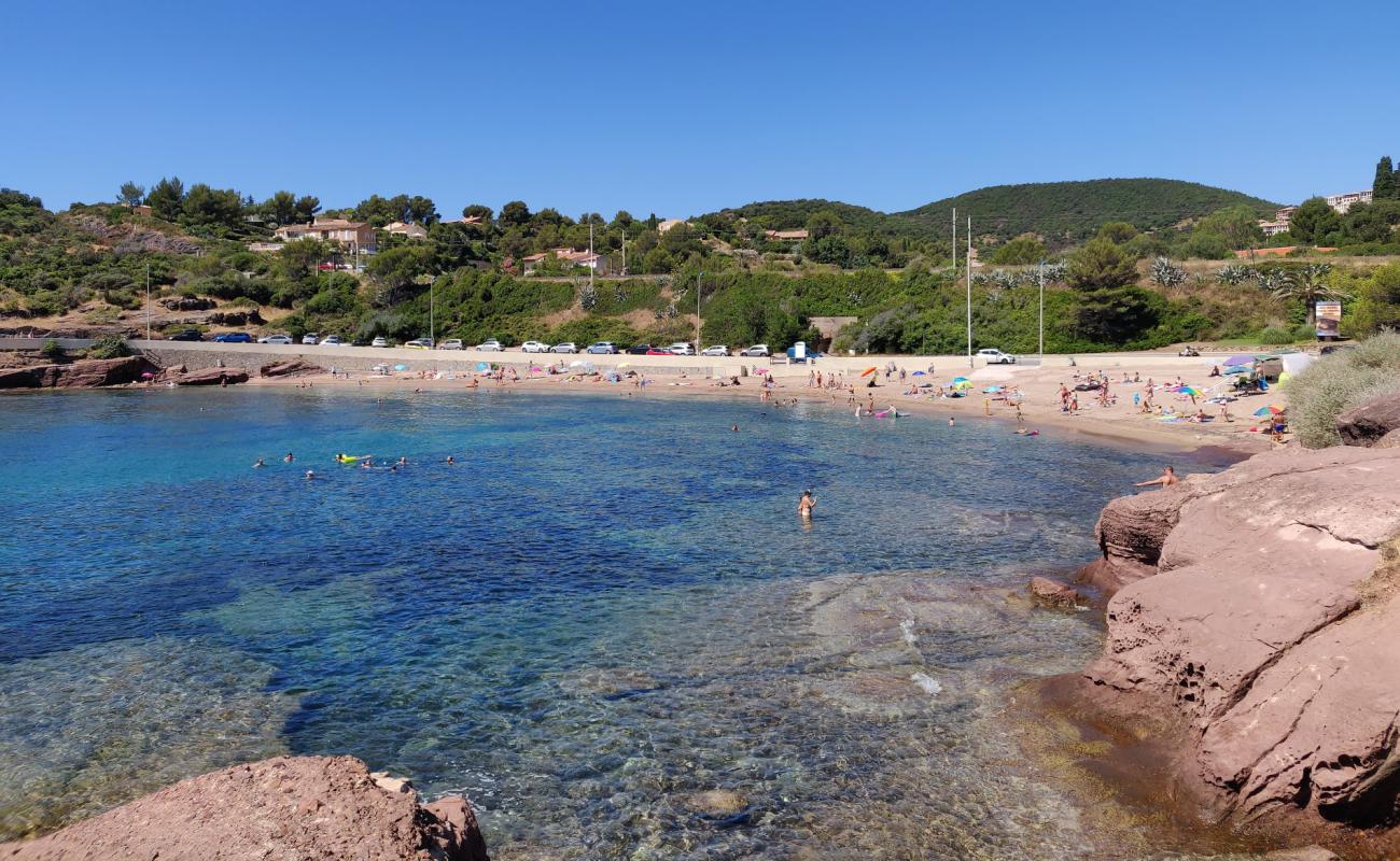 Foto af Plage du Pourrousset med lys sand overflade