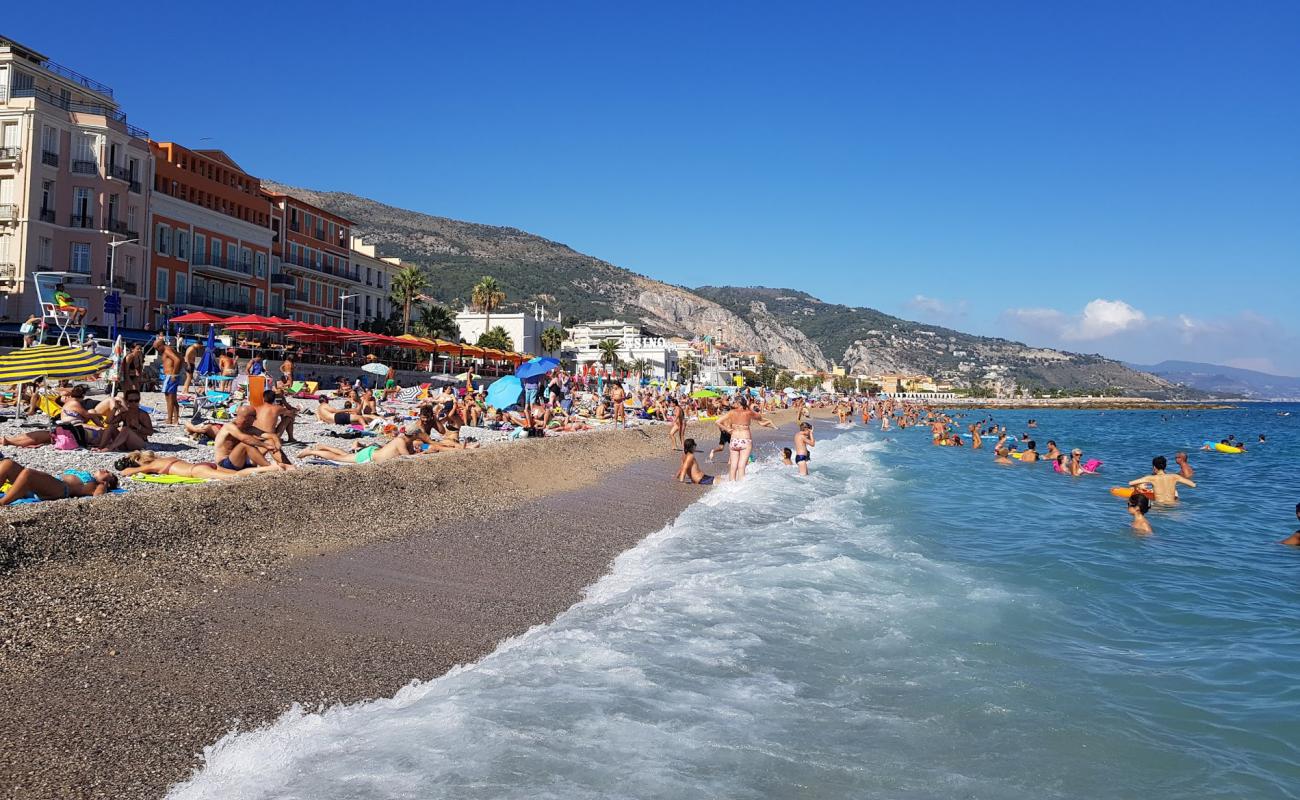 Foto af Plage du Borrigo med let sten overflade