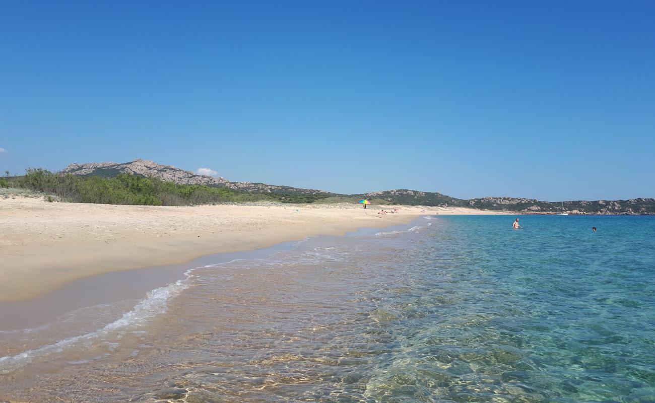 Foto af Tralicetu Strand med lys fint sand overflade