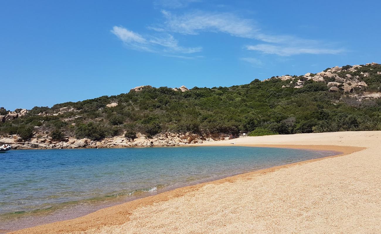 Foto af Cala Di Tivella med lys sand overflade