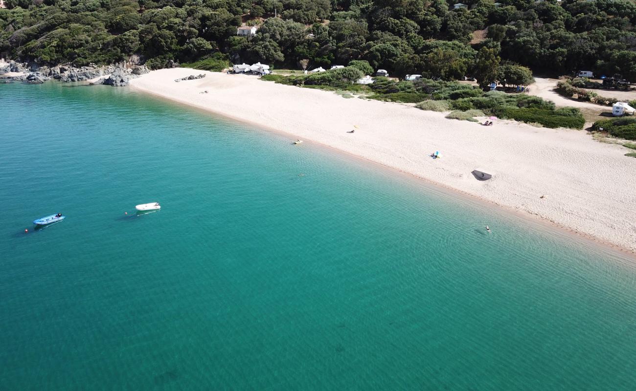 Foto af Campitellu beach med lys fint sand overflade