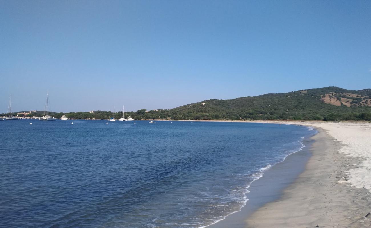 Foto af Caseddu beach med lys fint sand overflade