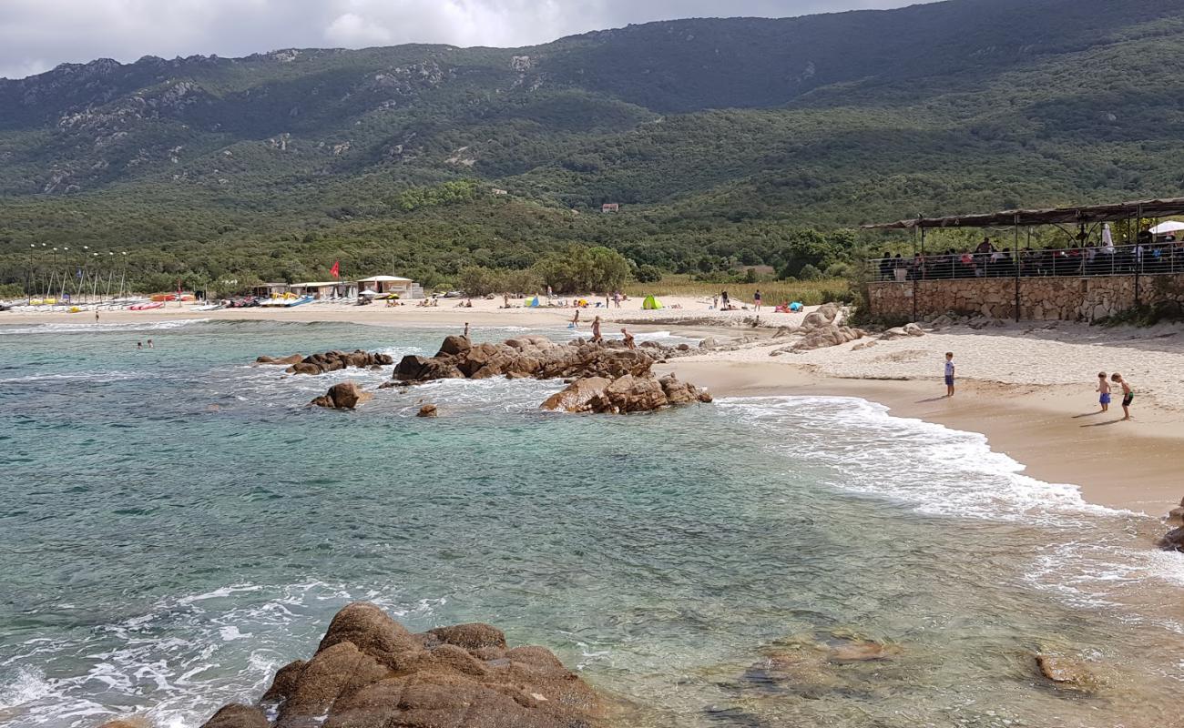 Foto af Portigliolo beach med lys fint sand overflade