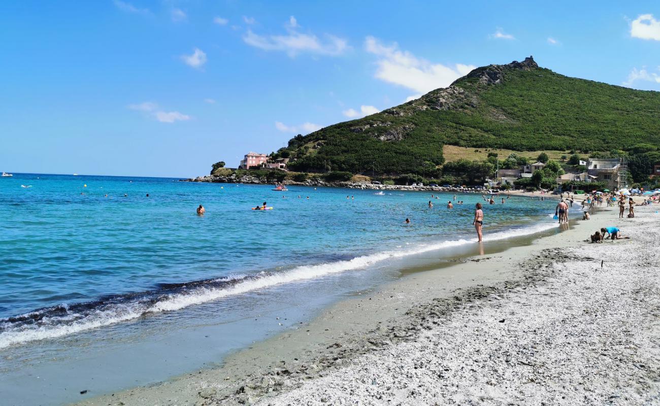 Foto af Pietracorbara strand med lys sand overflade