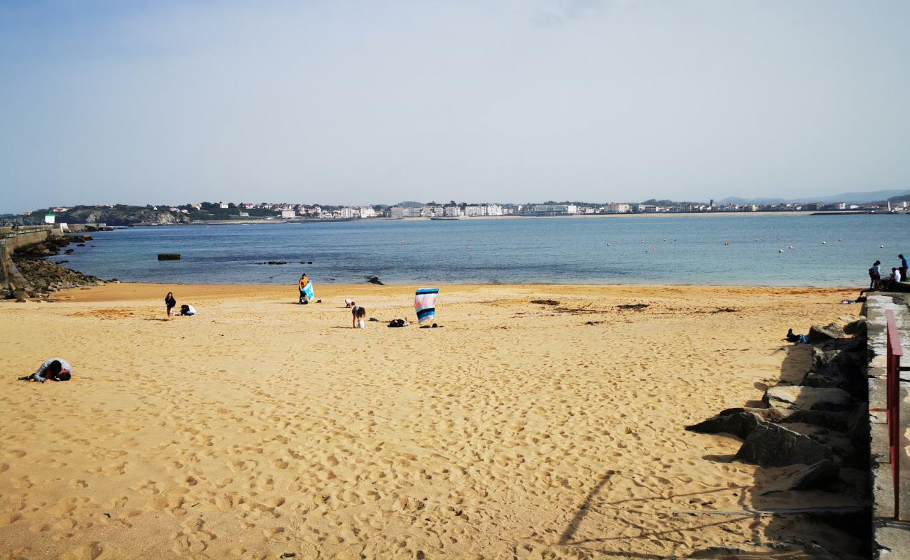 Foto af Plage du Fort de Socoa med lys sand overflade