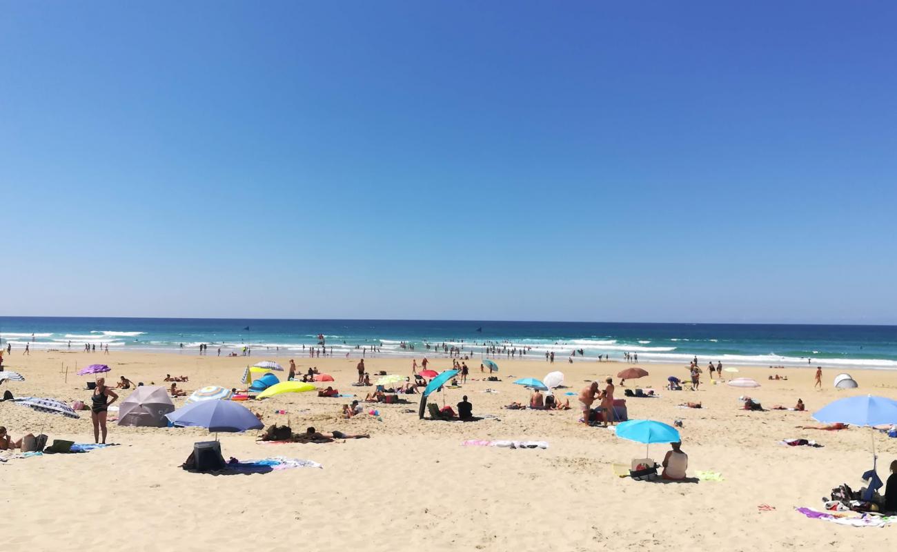 Foto af Plage de Biscarrosse med hvidt fint sand overflade