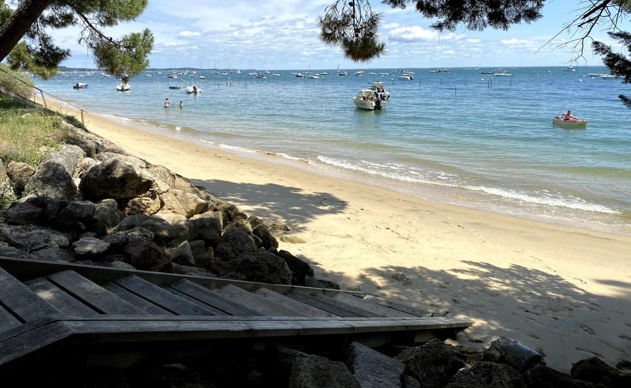 Foto af Plage des Americains med hvidt sand overflade