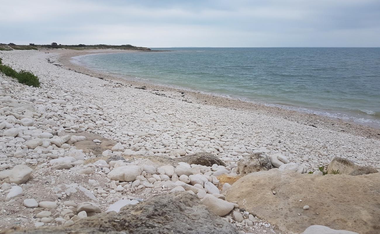 Foto af Plage Du Roux med hvid sten overflade