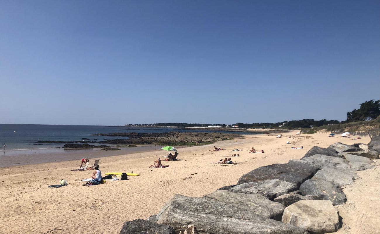 Foto af Plage de Ker Elisabeth med lys sand overflade