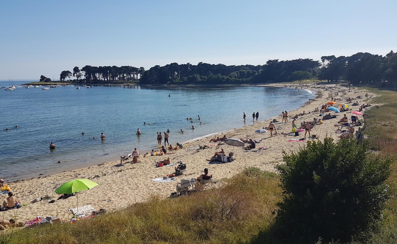 Foto af Plage de Men er Bellec med lys sand overflade