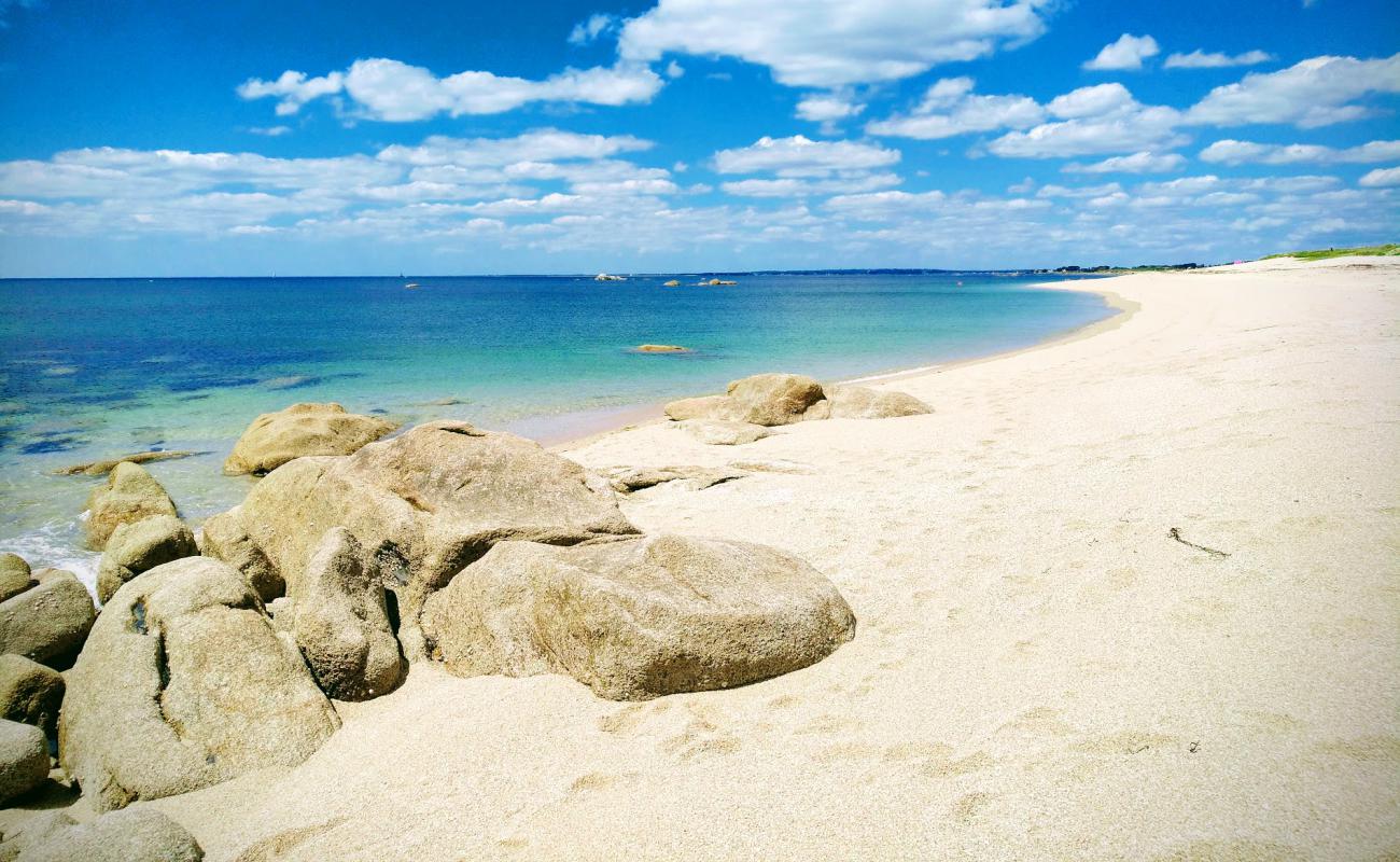 Foto af Plage de Kerouini med lys sand overflade