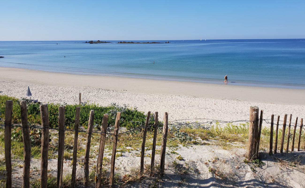 Foto af Plage des Sables Blancs med hvidt sand overflade