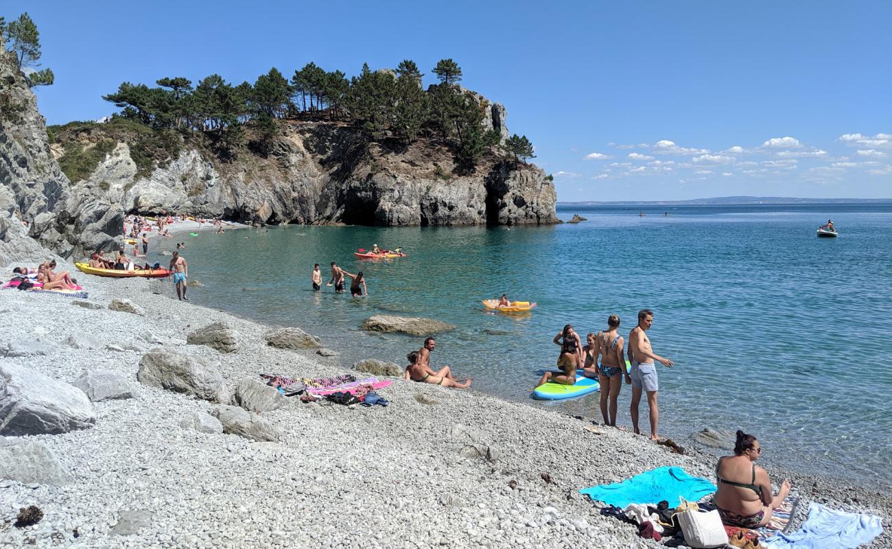 Foto af Plage de l'ile Vierge med grå sten overflade