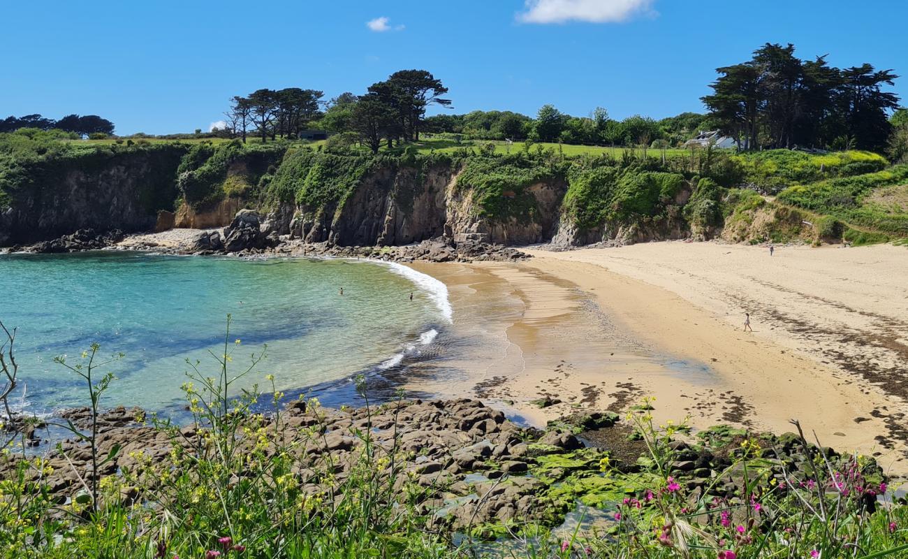 Foto af Plage de Porsmilin med lys sand overflade