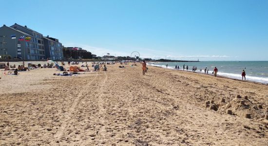 Stranden i Courseulles sur Mer (Juno Beach)