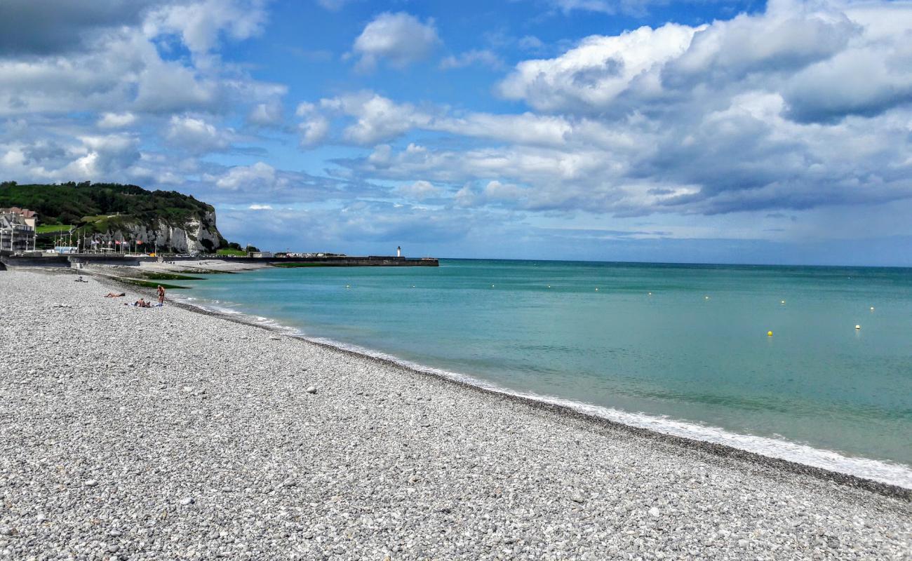 Foto af Plage de Saint-Valery-en-Caux med let sten overflade