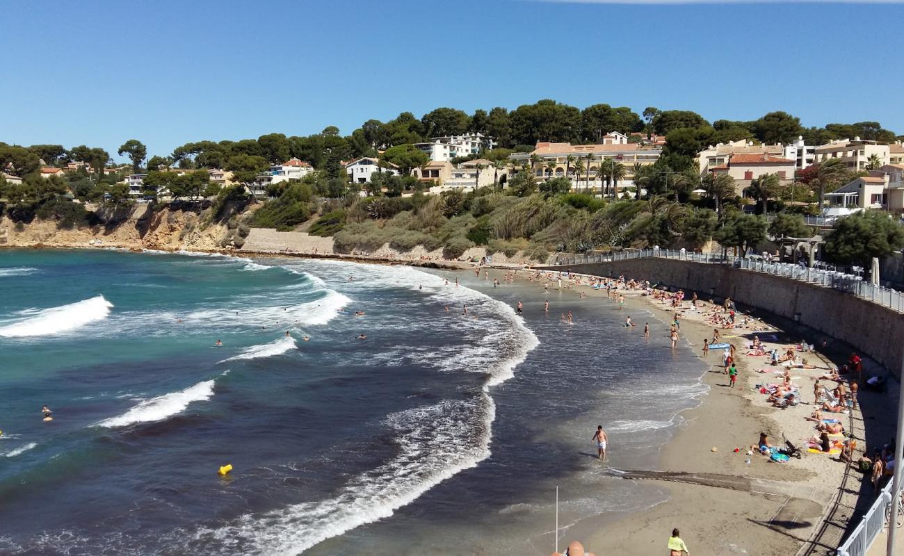 Foto af Plage de Portissol med lys sand overflade