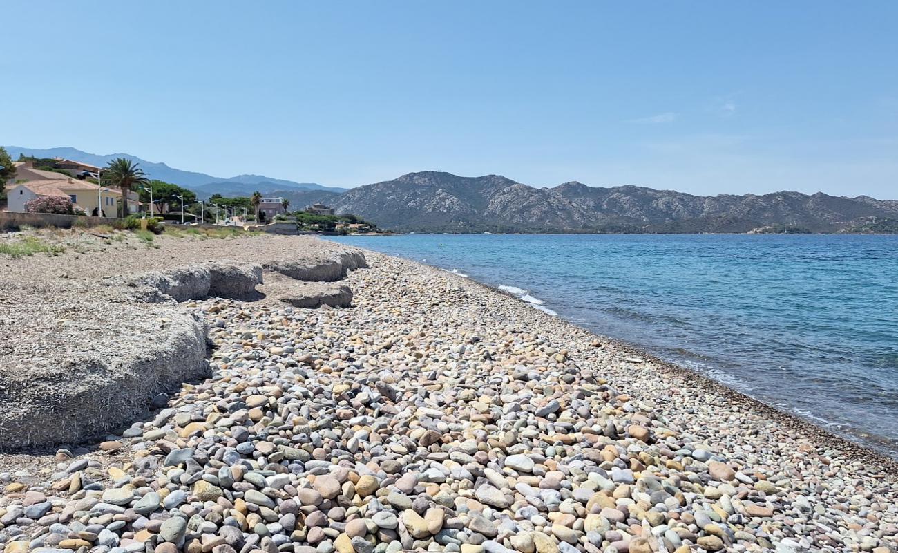 Foto af Plage de l'Ospedale med grå sten overflade