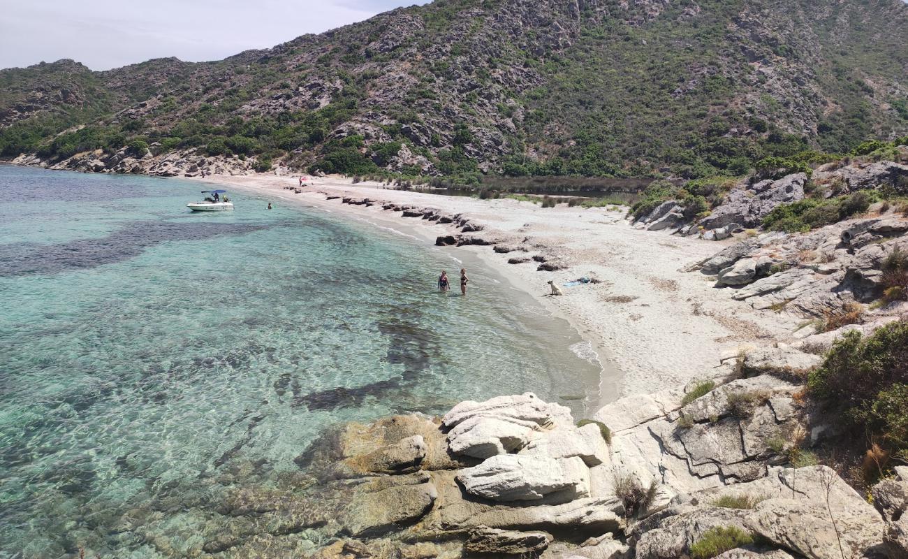 Foto af Plage de Fiume Bughju med lys sand overflade