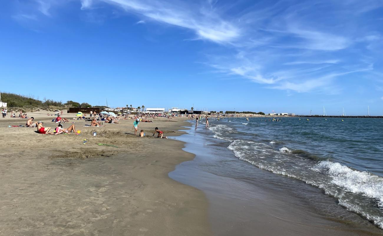 Foto af Plage de Rochelongue med lys sand overflade