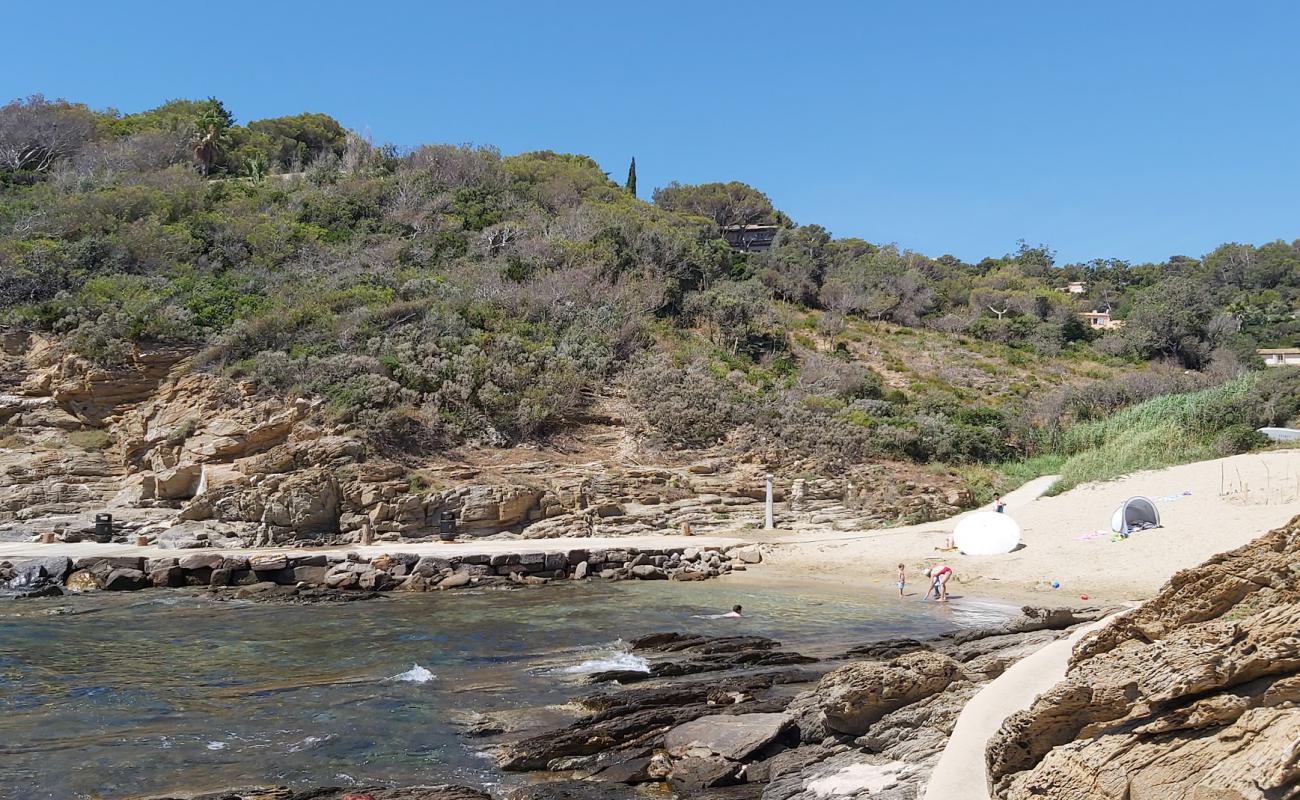 Foto af Plage de Portofino med lys sand overflade