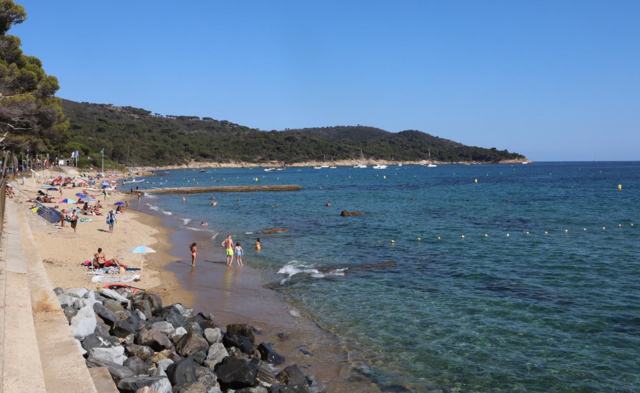 Foto af Plage de Gigaro med lys sand overflade