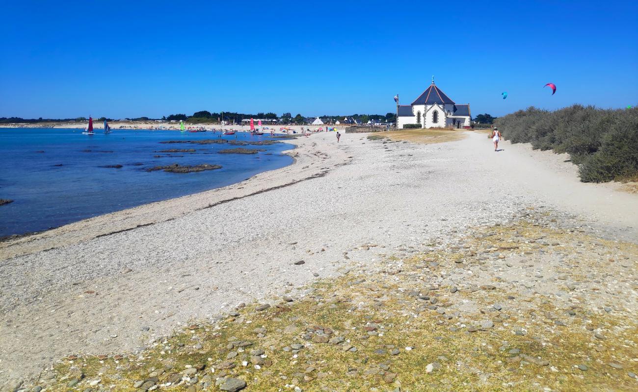 Foto af Plage de Penvins med lys sand overflade