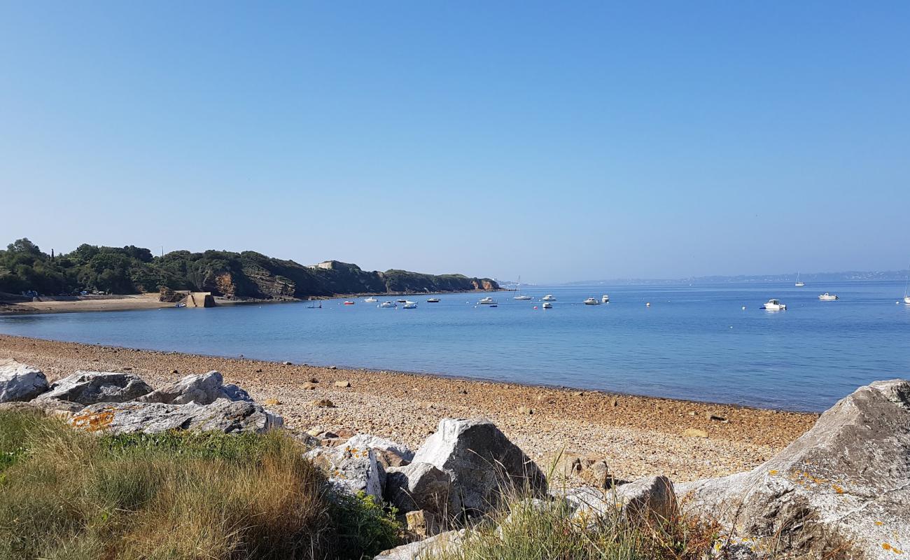 Foto af Plage de Larmor med grå sten overflade