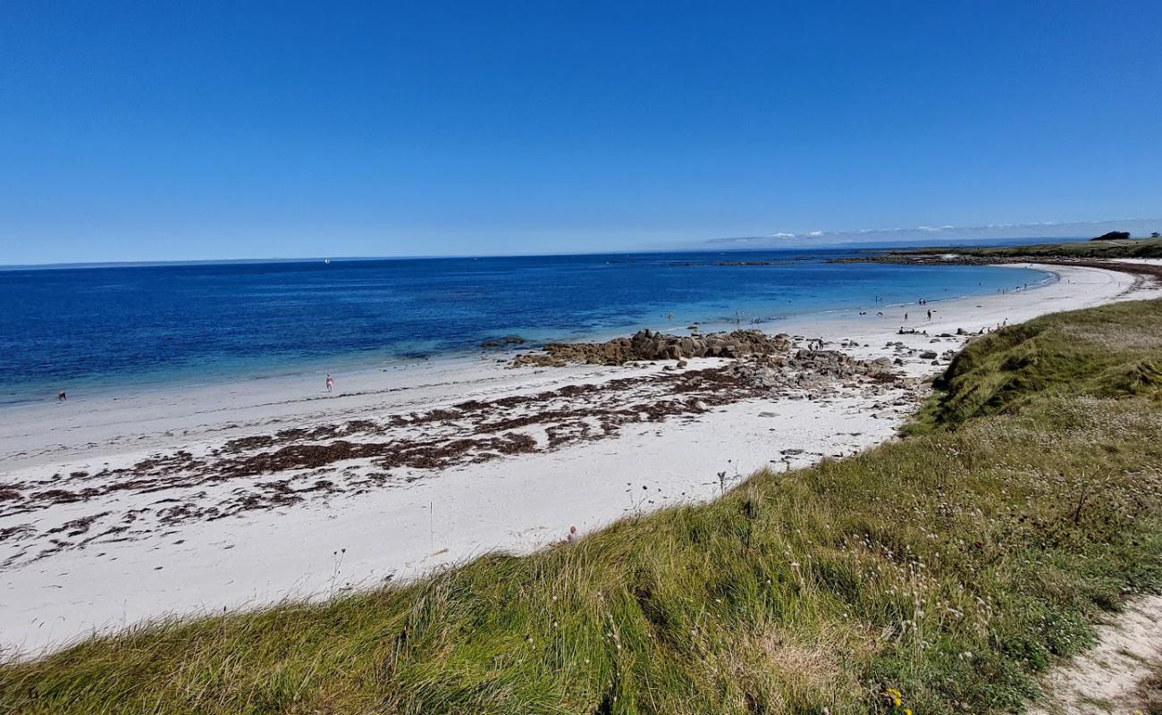 Foto af Plage de la Greve Blanche med lys sand overflade