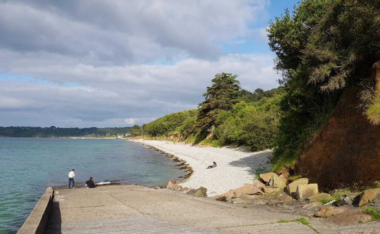 Foto af Plage de Penn an Hent Nevez med grå sten overflade