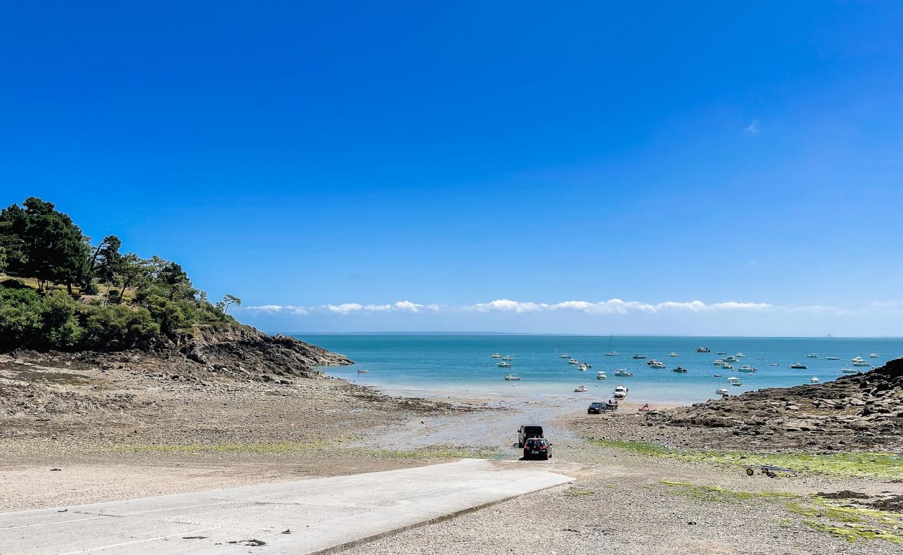 Foto af Plage de Port Picain med grå fin sten overflade