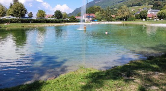 Plage du Plan d'eau de Serrieres-en-Chautagne