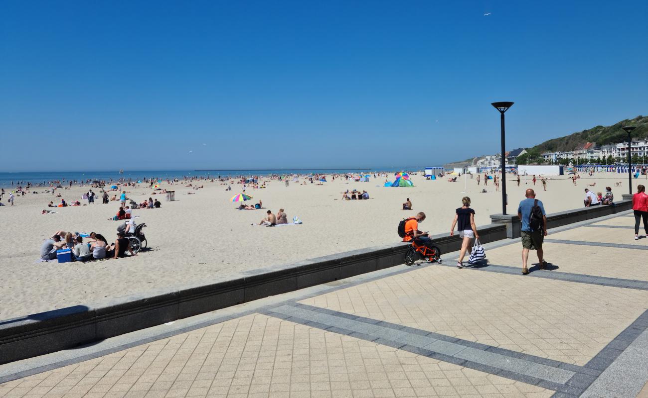 Foto af Plage de Boulogne-sur-Mer med lys sand overflade