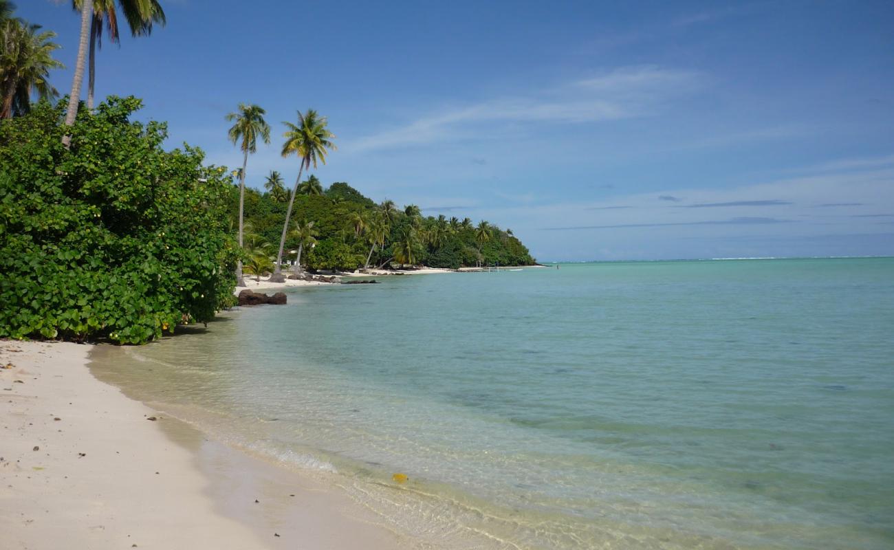 Foto af Terei'a Beach med lys sand overflade