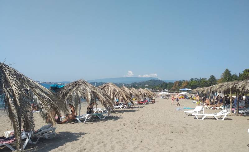 Foto af Mokko beach med lys sand overflade