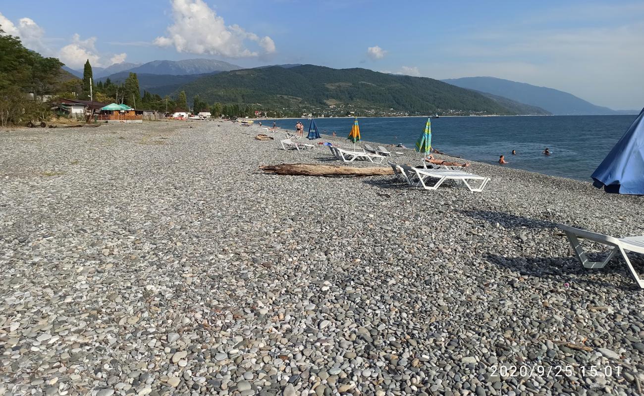 Foto af Tsandripsh beach med let sten overflade