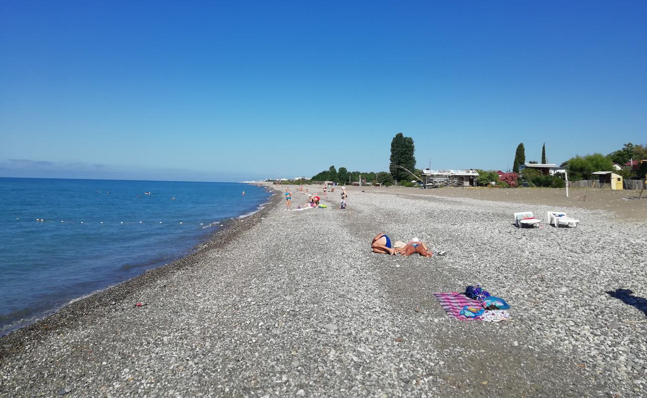 Foto af Leselidze beach med let sten overflade