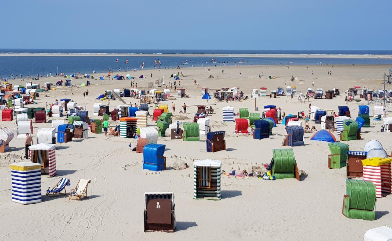 Foto af Borkum Strand med lys sand overflade