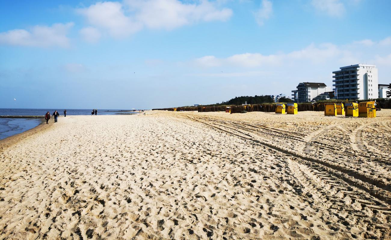 Foto af Duhnen Strand med lys sand overflade