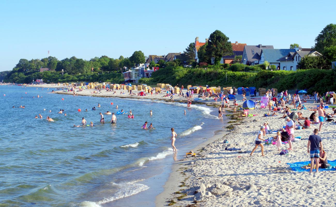 Foto af Schilksee Strandbad med lys sand overflade