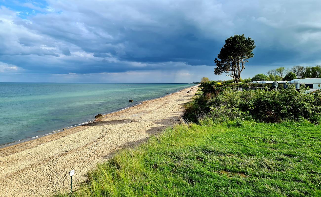 Foto af Ostermade camp strand med lys sand overflade