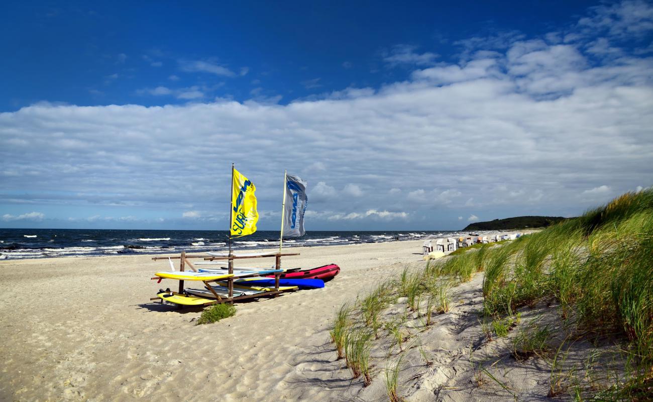 Foto af Strand Vitte med lys sand overflade